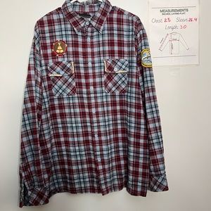 Great Lakes Northern Explosion Plaid Shirt XL